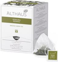 Althaus SENCHA SENPAI TEA ⋅ Ekologiška žalioji arbata piramidės formos maišelyje ⋅ Pyra Pack ⋅ 15 x 2,75 g