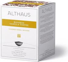 Althaus Rooibos Vanilla Toffee, aromatizuota žolelių arbata, 15 piramidinių maišelių, 41,25 g