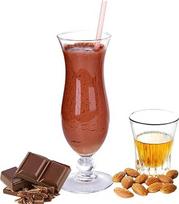 Amaretto šokolado išrūgų milteliai "Luxofit", praturtinti L-karnitinu Baltymų sveikatingumo gėrimas Išrūgos be aspartamo (Amaretto šokoladas, 10 kg)