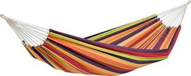 AMAZONAS Klassische Hängematte Lambada Tropical handgefertigt in Brasilien 210cm x 140cm bis 150 kg buntgestreift