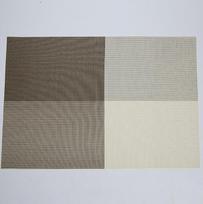 AMDXD 4 vnt. Kalėdinių kvadratinių stalo servetėlių rinkinys, 70 % PVC + 30 % PET, skalbiamos, su Kalėdų raštu, neslystančios, stalo servetėlės, dekoracija, šviesiai rudos spalvos, skirtos virtuvei, namams, restoranui, 45 x 30 cm