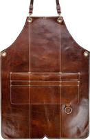 Angus Stoke Premium Odinė prijuostė "BOB" - odinė BBQ prijuostė - senovinė odinė prijuostė BBQ, virtuvė ir baras, ruda