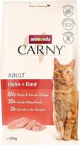 animonda Carny Cat Dry Food Chicken and Beef (1 x 1,75 kg), sausas maistas suaugusioms katėms be cukraus ir grūdų, su šviežia vištiena ir jautienos baltymais
