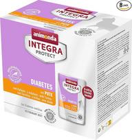 animonda INTEGRA PROTECT Šlapias diabetinis kačių maistas su kalakutiena (8 x 85 g), veterinarijos gydytojo rekomenduojamas cukriniam diabetui gydyti, visavertis dietinis ėdalas, sukurtas su veterinarijos gydytoju, skirtas suaugusioms katėms