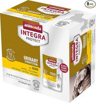 animonda INTEGRA PROTECT Šlapias kačių maistas nuo šlapimo takų akmenų su vištiena (8 x 85 g), veterinarų rekomenduojamas nuo šlapimo takų akmenų, visavertis dietinis maistas suaugusioms katėms, sukurtas kartu su veterinarais