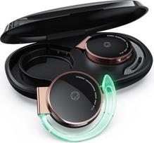 Ant ausų dedamos ausinės su „Bluetooth“ V5.3, atviros ausinės su belaidžiu „Bluetooth“, užsegamos sportinės ausinės su „Bluetooth“ ir 4 mikrofonais, patogiai priglundančios ausinės su ausies kabliukais