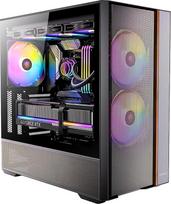 ANTEC „Flux“ galinis ATX/Micro-ATX/ITX „Midi Tower“ kompiuterio korpusas, juodos spalvos