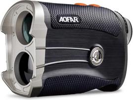 AOFAR GX-2S lazerinis golfo tolimatis su nuolydžio įjungimo/išjungimo funkcija, 600 m baltos spalvos golfo tolimatis su vėliavėlės užraktu ir vibracija, tinkamas naudoti varžybose, dovanų pakuotė