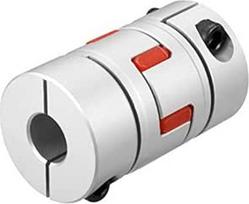 aprūpinimas žemėlapio veleno jungtimi nuo 15 mm iki 15 mm angos L66xD40 Lanksti sankabos jungtis žingsniniam varikliui