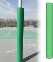 Apsauginė putų paminkštinimo danga krepšinio stiebams, žalia minkšta paminkštinimo danga apvaliems metaliniams stiebams, skirta žaidimų aikštelėms ir sporto salėms (aukštis 160 cm, skersmuo 26 cm)