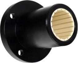 Apvalus savaiminio tepimo pluošto linijinis guolis-slydimo įvorė iš techninio plastiko LMF10, LMF12, LMF16-40 (auksinis, FJUM-50, 50×75×100 mm)