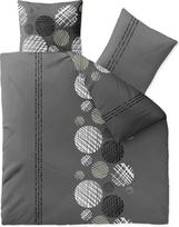 aqua-textil Trend Patalynė 200 x 220 cm 3 dalių medvilninis antklodės užvalkalas Ciara Dots Stripes Grey Anthracite White