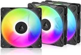 ARCTIC P14 Pro Reverse A-RGB (3 vnt. rinkinys) – 140 mm aukščiausios klasės ventiliatorius, atvirkštinis