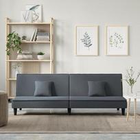 ARKEM Sofa lova Tamsiai pilka aksomo tinginių grindų sofa lova