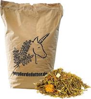 Arklių grūdai be grūdų, su dilgėlėmis ir juodaisiais kmynais - 12 kg - 100 % natūralus, grynas, be priedų ir melasos - ypač skanus arklių ėdalas