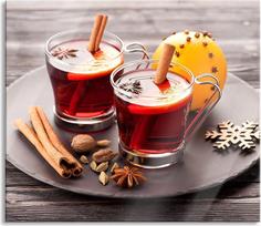 Aromating Mulled Wine with Cinnamon kaitlentės dangtelis ir apsauga nuo purslų iš tikro stiklo | Viryklėms | 60 x 52 cm