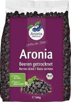 Aronia ORIGINAL Ekologiškos džiovintos aronijos uogos 500 g | Švelniai džiovintos uogos | Vegan, be konservantų, be pridėtinio cukraus (pagal įstatymą)