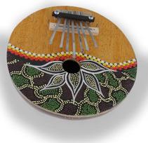 ART-CRAFT MH001 „Kalimba“ – nykščio pianinas, perkusinis instrumentas, pagamintas iš kokoso ir medžio