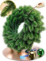 ArtiTree – Kalėdų vainikas durims, Advento vainikas, Kalėdų dekoracija, dirbtinis eglės vainikas – 60 cm
