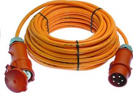 AS – „Schwabe CEE“ maitinimo prailginimo laidas H07BQ-F 5G6 59643, 25 m, oranžinis