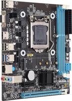 ASHATA H81 žaidimų pagrindinė plokštė, LGA 1150 Micro ATX kompiuterio pagrindinė plokštė, dvikanalė DDR3, M.2 NVMe NGFF PCIe lizdas, suderinama su I3, I5, I7, E3, V3 bei „Celeron G“ serijos procesoriais