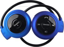 ASHATA mažos „Bluetooth“ ausinės, sportinės ausinės be laido, universalus stereofoninis „Bluetooth“ klausos aparatas sportui (mėlynos)