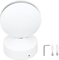 Asixxsix LED sieninis šviestuvas, 10W AC85-265V apvalus RGB sieninis šviestuvas, 360 laipsnių šviečiantis palangės šviestuvas, durų rėmas, spindulių linijos sieninis šviestuvas prieškambariui, praėjimui, terasai, vonios kambariui (balta šviesa)