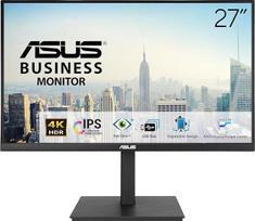 ASUS Business VA27UQSB - 27 colių 4K UHD monitorius - 16:9 IPS skydelis, 3840 x 2160, 60 Hz, be rėmelių, ergonomiškas, HDR 10 - "DisplayPort", HDMI, USB šakotuvas, garsiakalbis