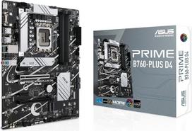 ASUS Prime B760-PLUS D4 Gaming pagrindinė plokštė su „Intel LGA 1700“ lizdu | „Intel B760“, ATX, DDR4 atmintis, PCIe 5.0, 3 x PCIe 4.0 M.2, „Thunderbolt 4“, „Aura Sync“
