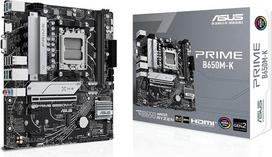 ASUS Prime B650M-K pagrindinė plokštė su AMD AM5 lizdu | Ryzen 7000, Micro-ATX, DDR5 atmintis, PCIe 5.0, „BIOS Flashback“, USB 3.2 Gen 2, „Aura Sync“