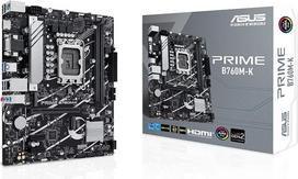 ASUS Prime B760M-K Gaming pagrindinė plokštė su „Intel LGA 1700“ lizdu | „Intel B760“, mATX, DDR5 atmintis, 2x PCIe 4.0 M.2, „Aura Sync“