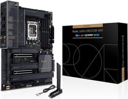 ASUS PROART Z690-CREATOR WIFI turinio kūrėjams skirta pagrindinė plokštė su „Intel LGA 1700“ lizdu (Intel Z690, PCIe 5.0, DDR5, Thunderbolt 4, Wi-Fi 6, „Quick Charge 4+“)