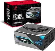 ASUS ROG Thor 1200W Platinum III žaidimų maitinimo šaltinis (GaN MOSFET, "Aura Sync RGB", suderinamas su ATX 3.1, pritaikytas PCIe 5.1, magnetinis OLED ekranas, turbininis režimas, "GPU-First", 80+ Platinum sertifikatas)
