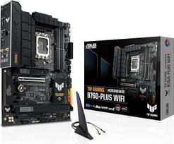 ASUS TUF GAMING B760-PLUS WIFI (13-osios ir 12-osios kartos) LGA 1700 ATX pagrindinė plokštė su PCIe 5.0, 3xPCIe 4.0 M.2 lizdais, priekine USB 3.2 Gen 2 Gen 2 Type-C, "Thunderbolt 4" AEMP II