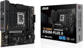 ASUS TUF Gaming B760M-PLUS II pagrindinė plokštė su „Intel LGA 1700“ lizdu