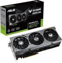 ASUS TUF Gaming GeForce RTX 4070 Ti 12GB GDDR6X OC Edition vaizdo plokštė (NVIDIA DLSS3, PCIe 4.0, 12GB GDDR6X atminties, 2 HDMI 2.1a jungtys, 3 „DisplayPort“ 1.4a jungtys, TUF-RTX4070TI-O12G-GAMING)