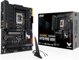 ASUS TUF Gaming H770-PRO WiFi pagrindinė plokštė, „Intel“ LGA 1700 lizdas | „Intel“ H770, ATX, PCIe 5.0, DDR5 atmintis, 4x PCIe 4.0 M.2, „Intel“ WiFi 6, „Aura Sync“