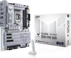 ASUS TUF Gaming Z890-PRO WiFi LGA 1851 ATX pagrindinė plokštė, „Intel Core Ultra“ serija, 16+1+2+1 lygiai, DDR5, PCIe 5.0, „Thunderbolt 4“ Type-C, 4x M.2, „Wi-Fi 7“, 2,5Gb