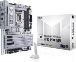 ASUS TUF Gaming Z890-PRO WiFi pagrindinė plokštė, „Intel“ LGA 1851 lizdas | ATX, PCIe 5.0, DDR5, DisplayPort, HDMI, 2 „Thunderbolt 4“, 4 M.2, „WiFi 7“, „Q-Release“, „Aura Sync“
