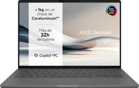 ASUS Zenbook A14 OLED UX3407QA-QD349W „Copilot“ + kompiuteris, 14 colių, WUXGA (Qualcomm Snapdragon X1-26-100, 16GB RAM, 1 TB SSD, Qualcomm Adreno GPU, Windows 11 Home) Islandijos pilka – Tec. QWERTY