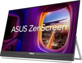 ASUS ZenScreen MB229CF – 22 colių nešiojamasis USB monitorius – „Full HD“ 1920 x 1080, USB Type-C 60 W, HDMI, ekrano pasukimas pagal automobilio kryptį, atrama – 100 Hz IPS ekranas, 16:9, neblizgus ekranas, 2.1 garsiakalbių sistema | 100 Hz, neblizgus ekr