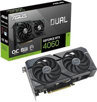 ASUS „Dual GeForce RTX 4060 OC Edition“ 8GB GDDR6 žaidimų vaizdo plokštė, juoda (NVIDIA RTX4060 DLSS3, PCIe 4.0, 1 x HDMI 2.1a, 3 x DisplayPort 1.4a, DUAL-RTX4060-O8G)