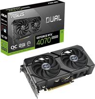 ASUS „Dual GeForce RTX 4070 SUPER EVO OC Edition“ 12GB GDDR6X žaidimų vaizdo plokštė (NVIDIA RTX 4070 SUPER DLSS 3, PCIe 4.0, 1 x HDMI 2.1a, 3 x DisplayPort 1.4a, DUAL-RTX4070S-O12G-EVO)