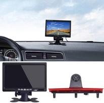 Atbulinės eigos kamera Transporto langas + 7 colių TFT LCD ekranas Automobilio monitorius Stabdžių žibintas Automobilio stogas Atbulinės eigos kameros pakeitimas T5 autobusui Transporter Caravelle