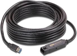 ATEN USB UE3310 at G 3.1 prailginimo kabelis, 10 m, juodas