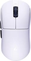 ATK A9 „Air“ belaidė žaidimų pelė | 47 g ultralengva, „PAW3950 Ultra“ jutiklis, 42 000 DPI, 8000 Hz, 2,4 GHz / laidinis ryšys, 300 valandų baterijos veikimo laikas, kompiuteriui – balta