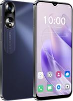 Atrakintas pigus 4G mobilusis telefonas su 6,3 colio HD ekranu, 32GB ROM (išplėtimas iki 256GB), „Android 10.0“, dvi SIM kortelės, „Face ID“ / „Wi-Fi“ / „GPS“ / „OTG“ 4G išmanusis telefonas (A38-Juodas)