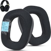 Atsarginės aušinamosios ausų pagalvėlės „Logitech G435 Lightspeed“ belaidėms ausinėms. Patogios, garsą izoliuojančios putų medžiagos (juodos)