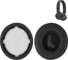 Atsarginės ausinių pagalvėlės „LIVE400BT“, skirtos „JBL Live 400BT“ / „Live 460NC“ ausinėms – ausinių pagalvėlių pora iš baltymų odos ir „Memory“ putų, ausinių kaušeliai, atsarginės dalys, juodos spalvos, 2 vnt.