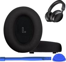 Atsarginės ausinių pagalvėlės, skirtos „Bose QC Ultra“ / „New QuietComfort Ultra“ (2-osios kartos) belaidžiams ausiniams. Minkštos, pagamintos iš baltymų odos, su triukšmą izoliuojančia putų medžiaga. Juodos spalvos.